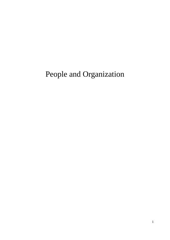 People and organization : assignment_1