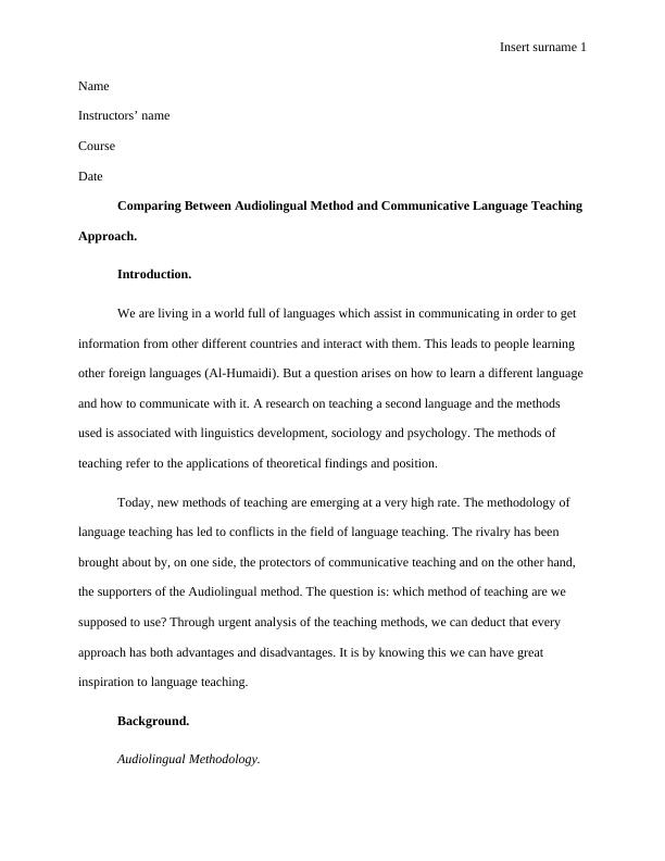 Communicative Language Teaching Approach_1