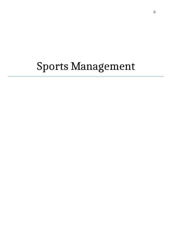 Sports Management - Assignment_1