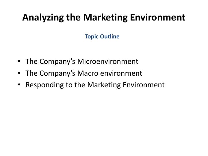Analyzing the Marketing Environment | Micro and Macro_2