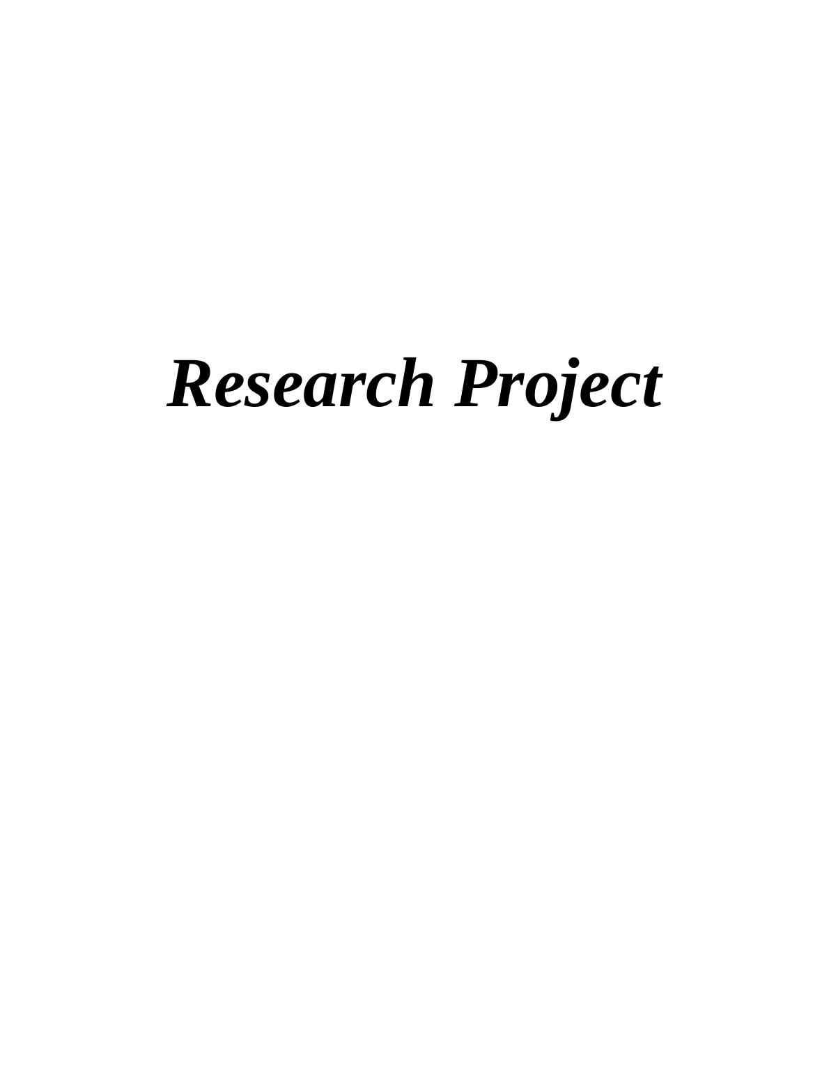 TASK 11 Research Project INTRODUCTION 1 TASK 11 Research Methods 4 TASK 28 Primary and secondary research using appropriate methods for business research_1