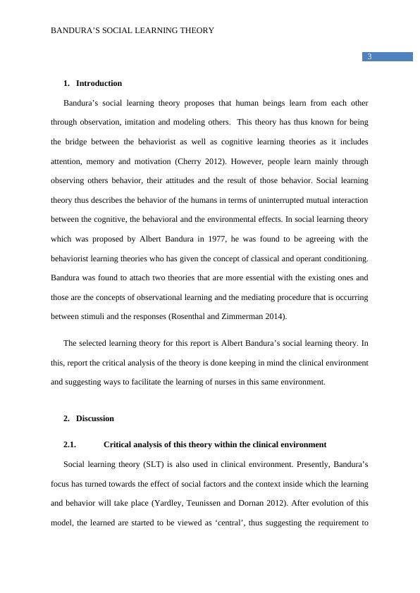 Bandura Social Learning Theory- Report_4