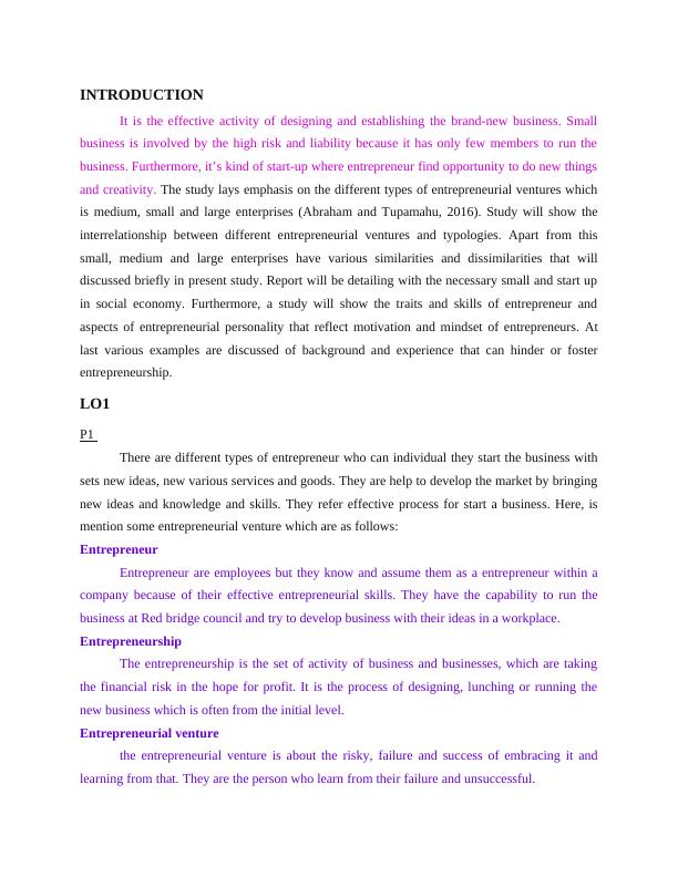(PDF) Entrepreneurship and Small Business Management | Assignment_4