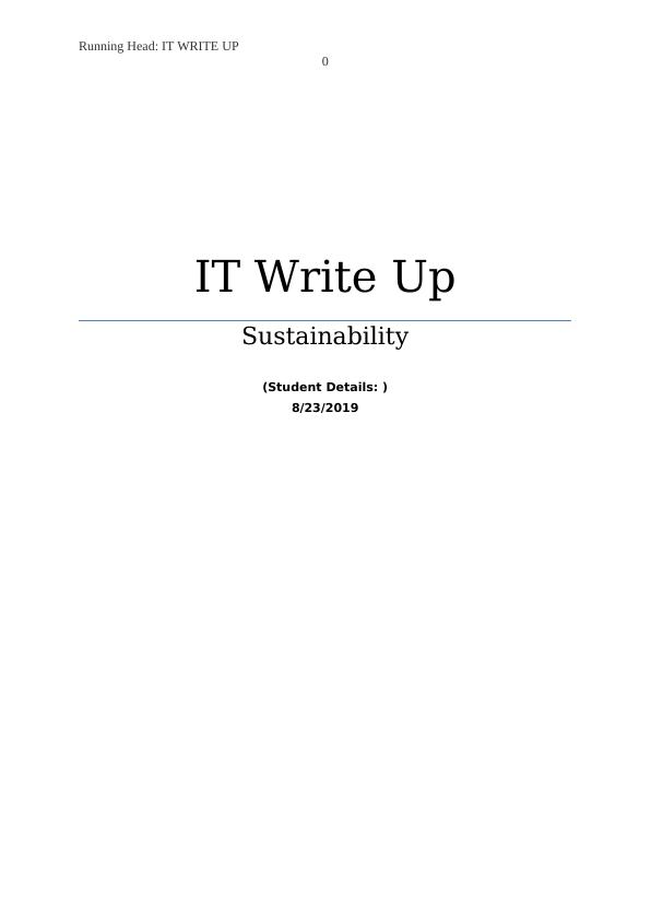 IT Write Up Sustainability Research Paper 2022_1