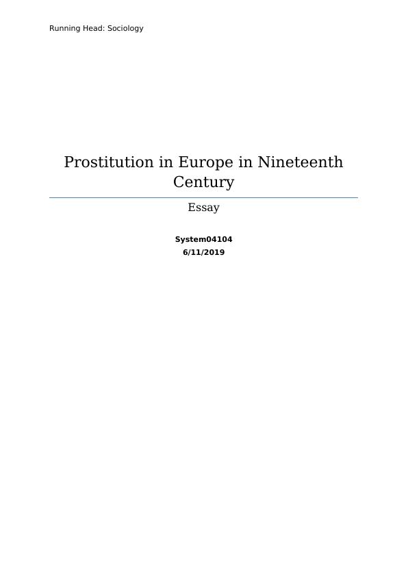 Prostitution in Europe in Nineteenth Century_1