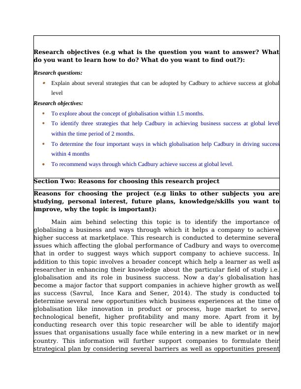 research proposal title about globalization