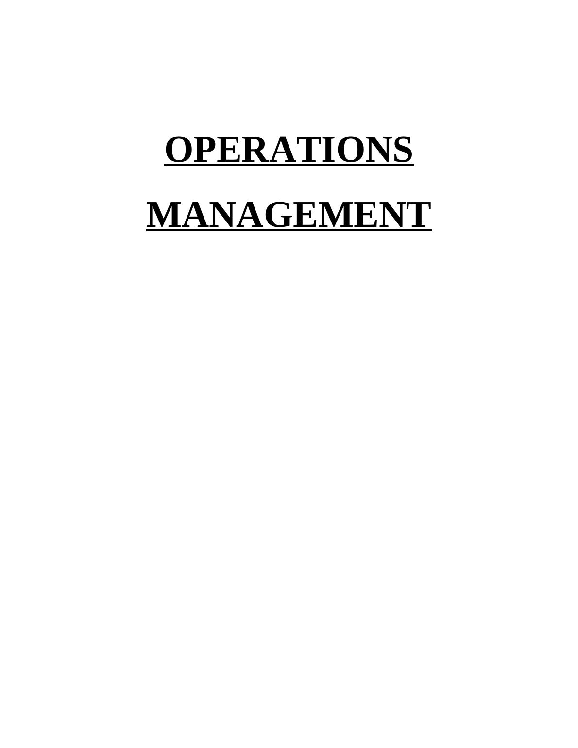 Operations Management in Tindo Solar Company_1