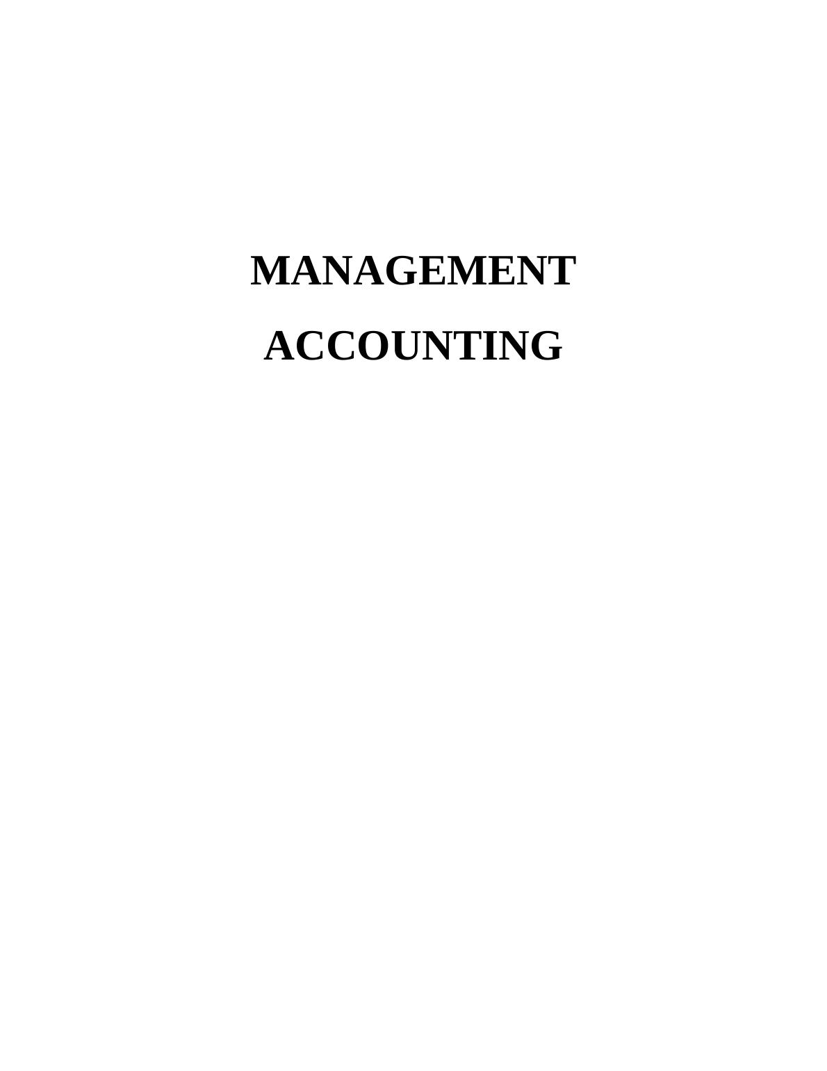 Variance Analysis for Assessing Manager Performance in Management Accounting_1