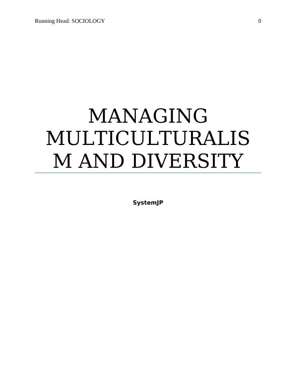 Managing Multiculturalism and Diversity in Australian Organizations_1