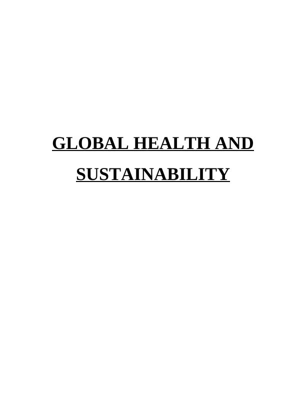 Global Health and Sustainability_1