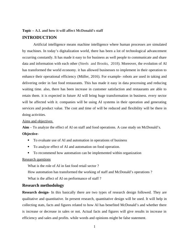 Dissertation Proposal Assignment - A.I. and Affect McDonald's Staff_3