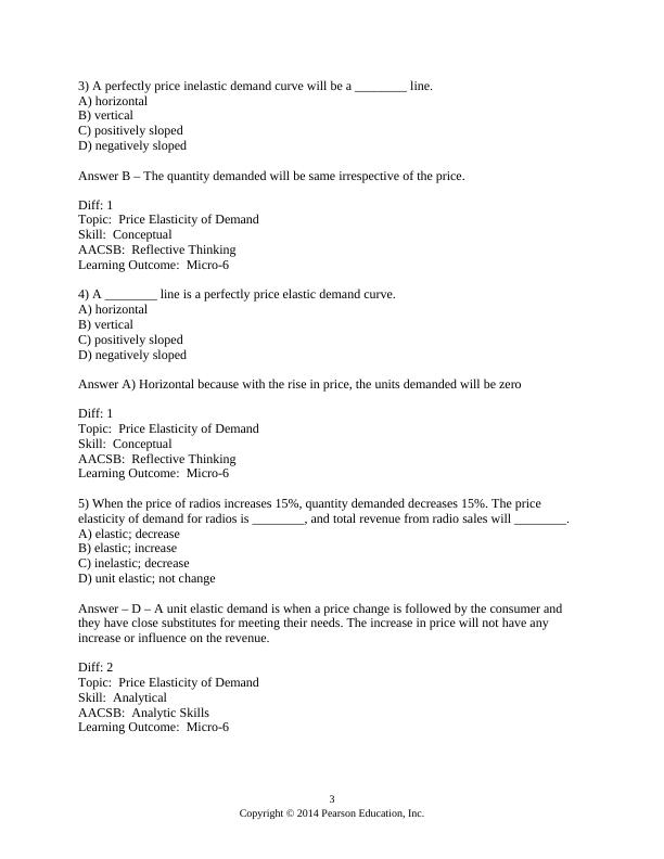 Principles of Microeconomics: Chapter 5 - Elasticity