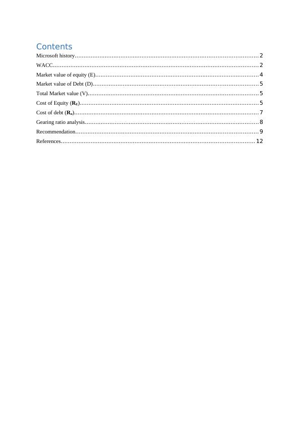 Microsoft Finance And Operations Analysis