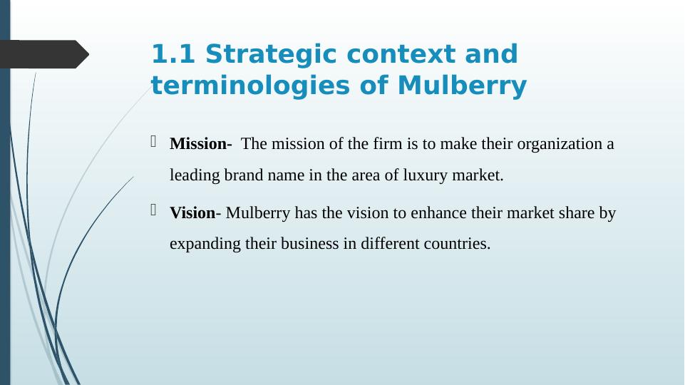 Business Strategy: Mulberry's Mission, Vision, and Core Competency_3