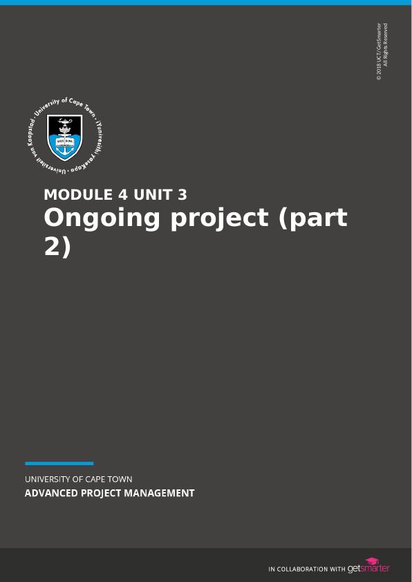 Ongoing Project Part 2 - Project Charter for Nominated Project_1