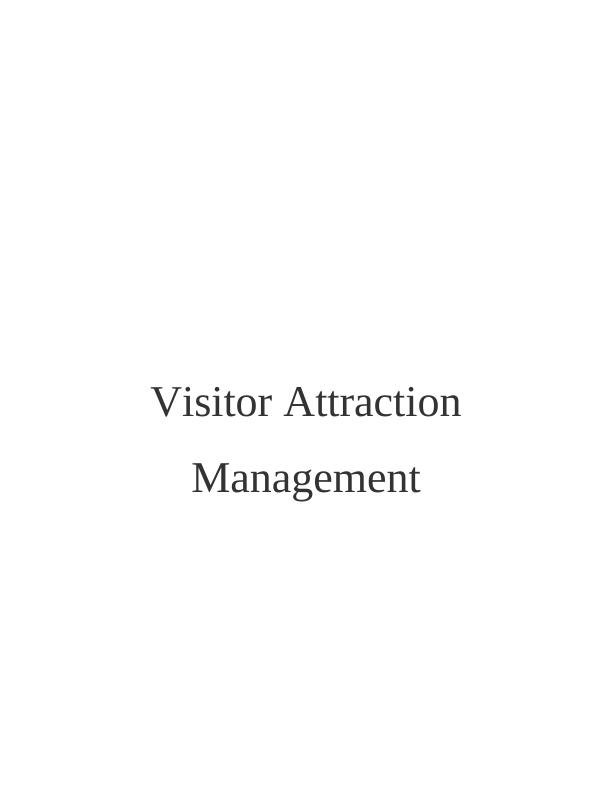 Visitor Attraction Management in UK_1
