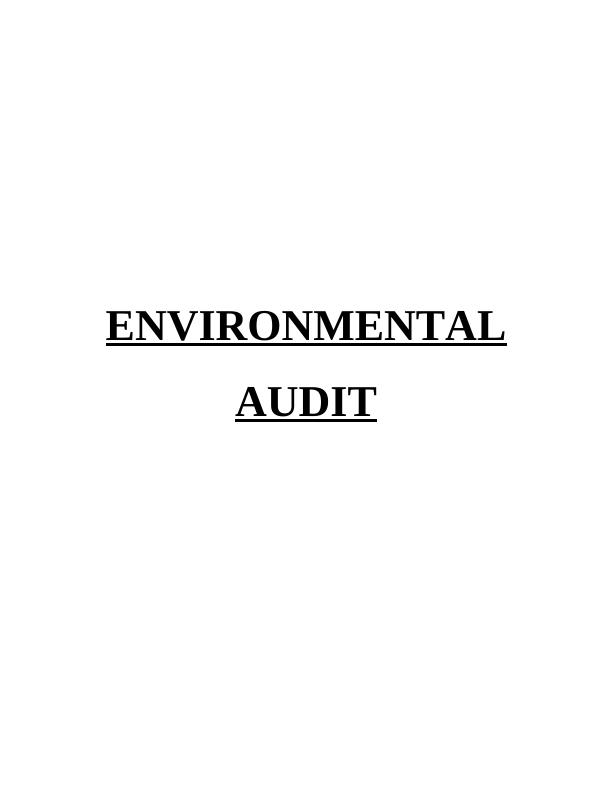 Environmental Audit: Elements, Execution, and Impacts_1