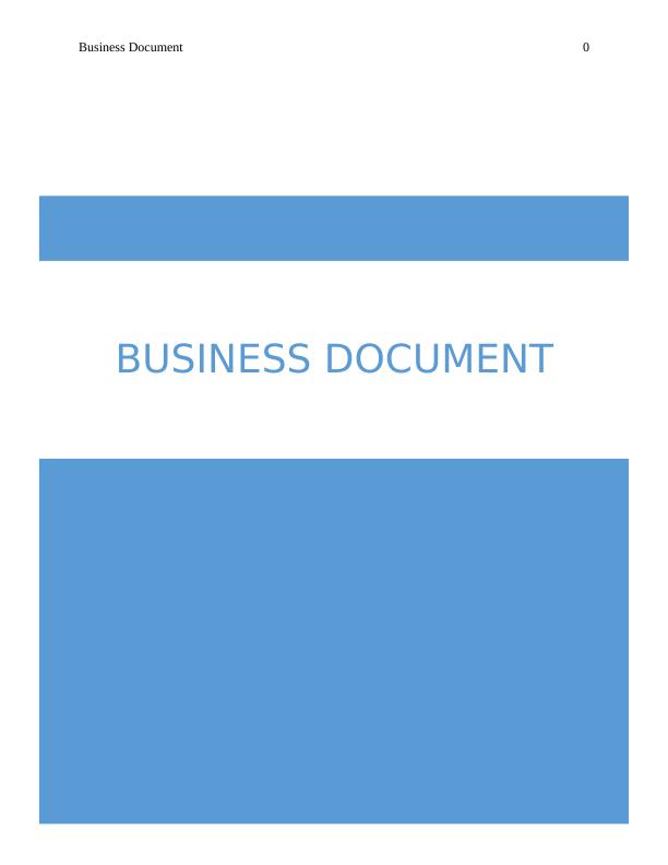 Importance of Audience, Purpose, Format and Structure in Business Documents_1