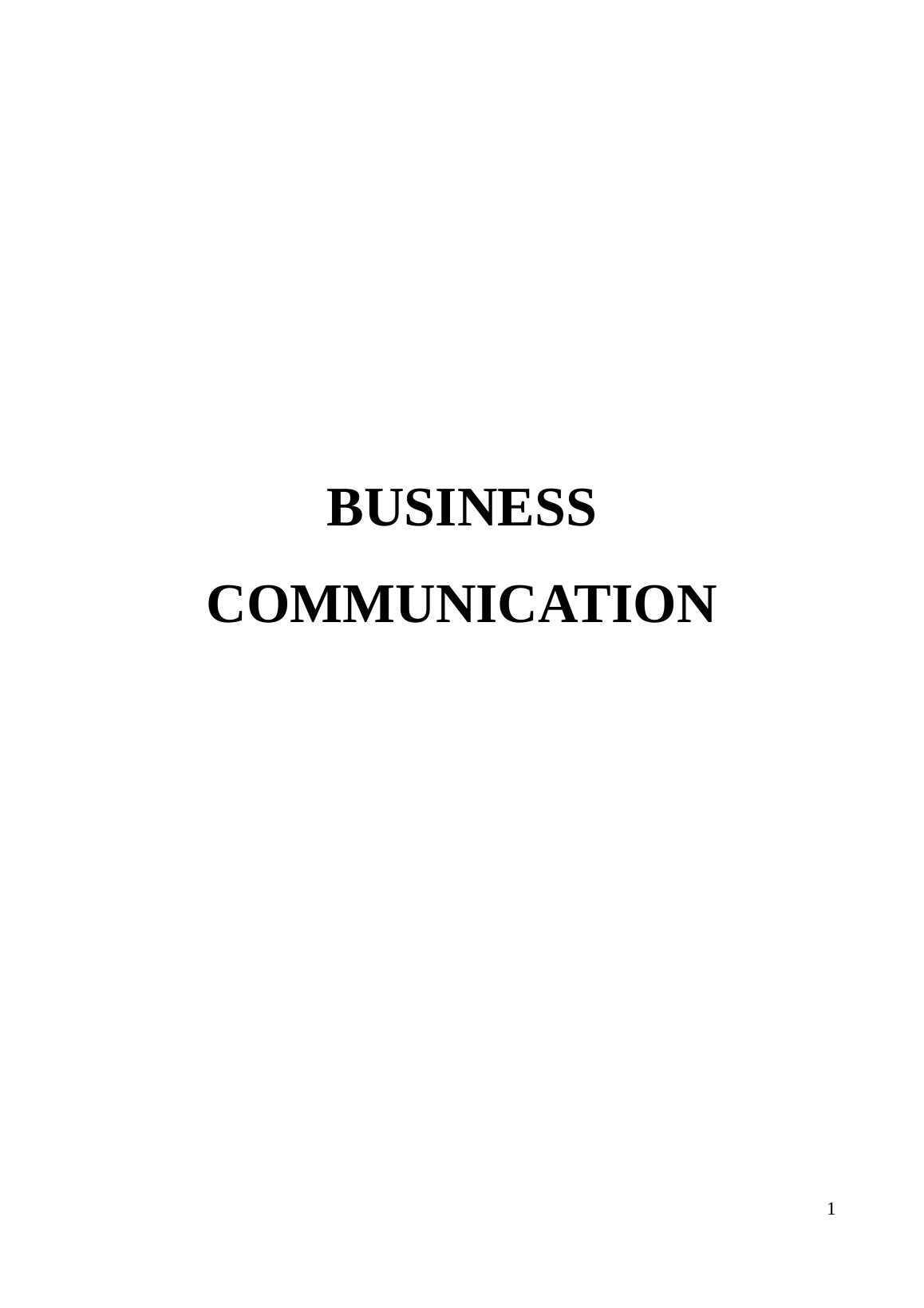 Report on Types of Communication_1
