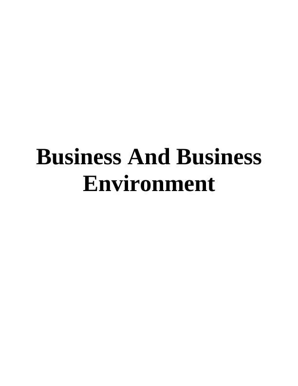 Business And Business Environment - Merrill Lynch PDF_1