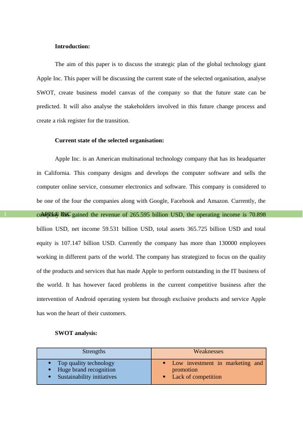 Apple INC Research Paper 2022_2