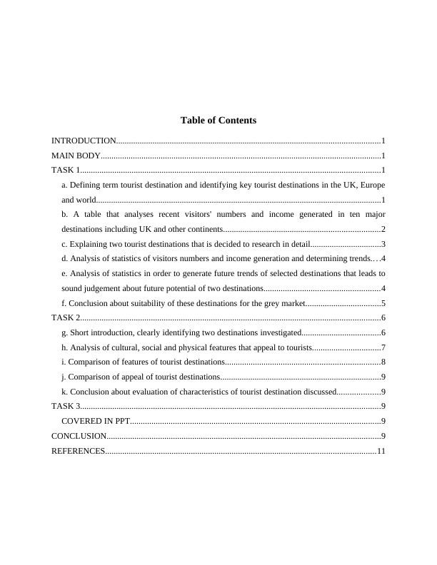 [DOWNLOAD] Tourist Destinations Report