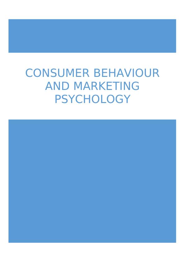 Consumer Behaviour and Marketing Psychology_1