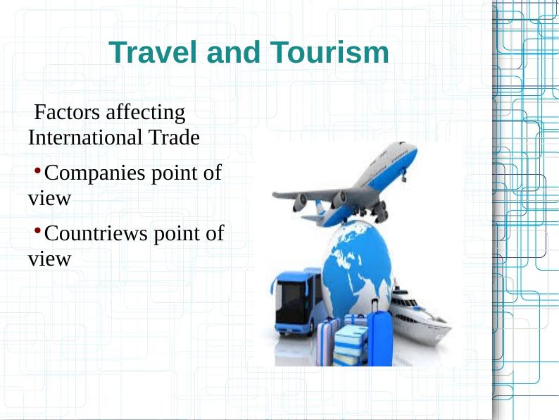 Factors Affecting International Trade in Travel and Tourism_2