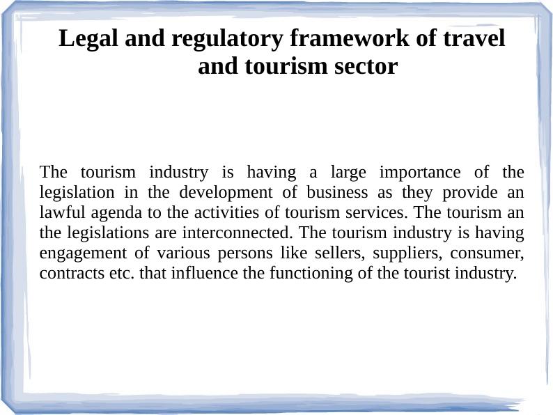 Legislation and Ethics in Travel and Tourism Sector_3