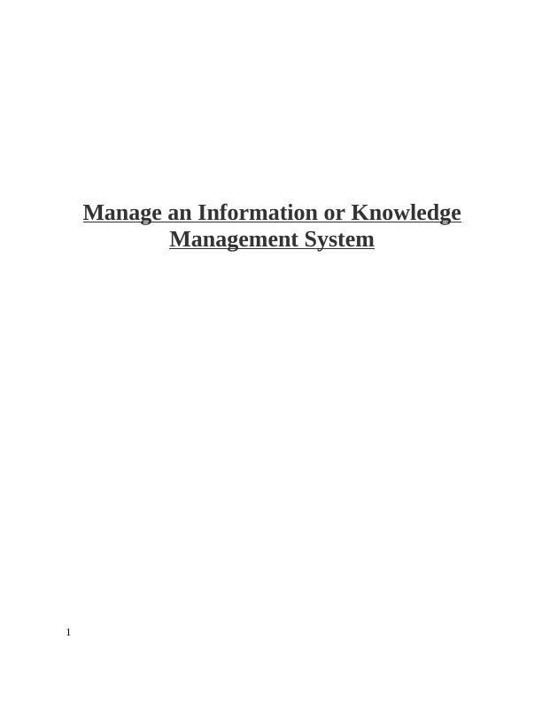 Knowledge Management System_1