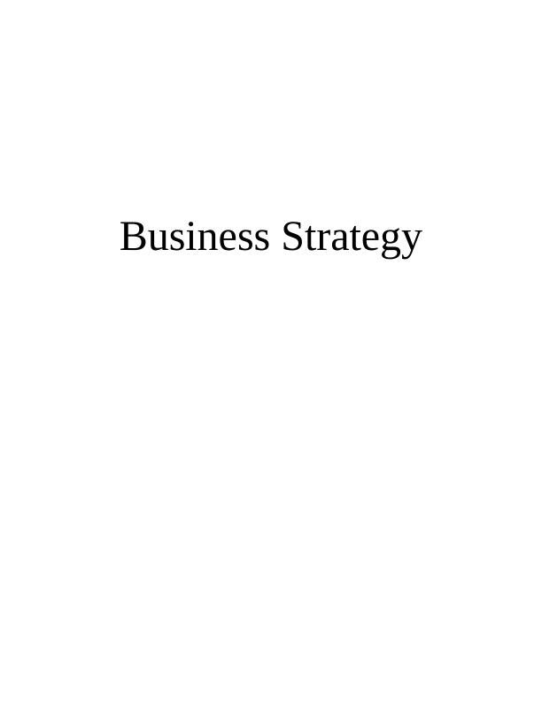 Business Strategy - Tesla Assignment_1