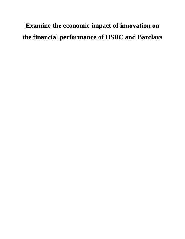Business Research Assignment: Financial Performance_1