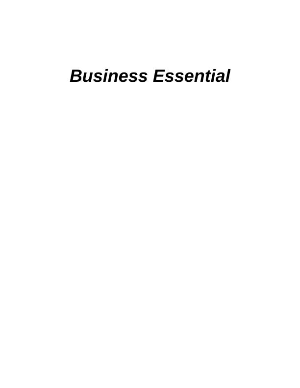 Business Essentials INTRODUCTION_1