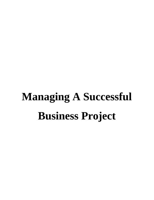 Managing A Successful Business Assignment - Posh Nosh Ltd_1