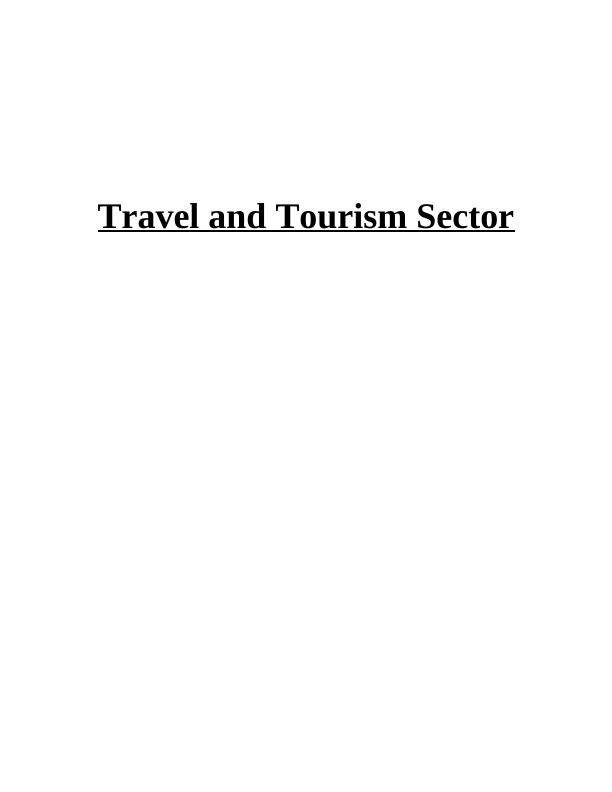 Report Tui Group & Thomas Cook- Development In Travel & Tourism Sector_1