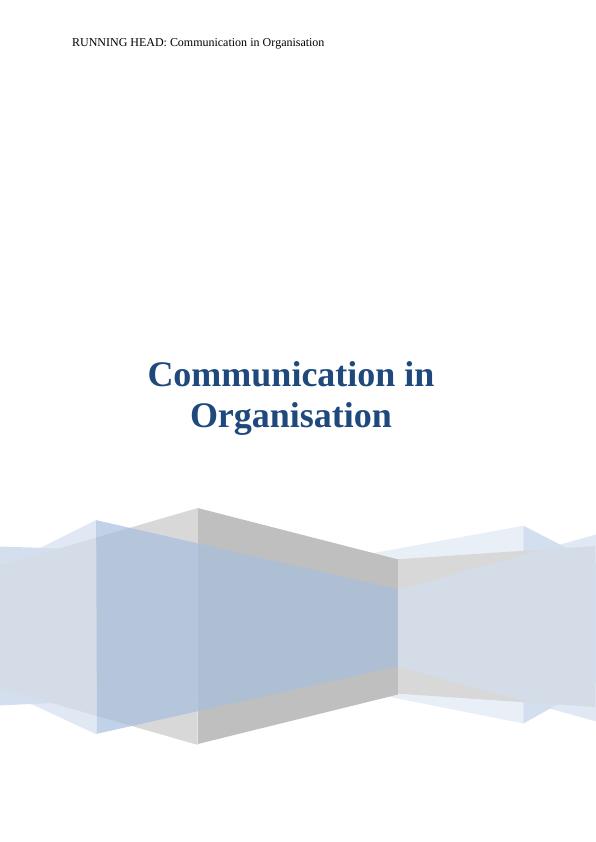 Communication in Organisation_1