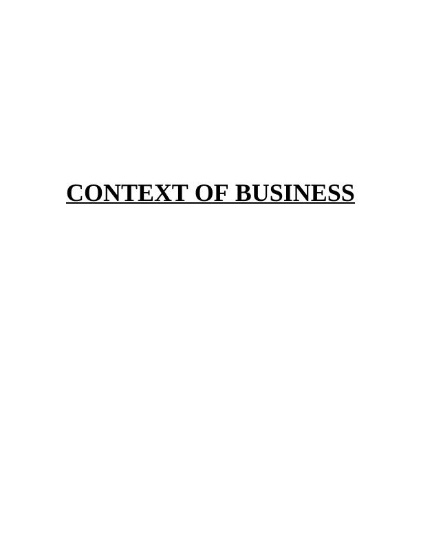 Assessment of Context of Business_1
