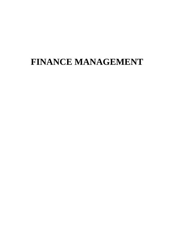 Financial Management: Valuation and Capital Structure_1