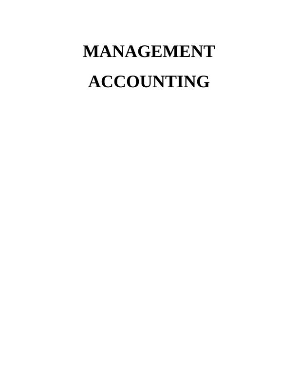 Management Accounting at Tesco_1