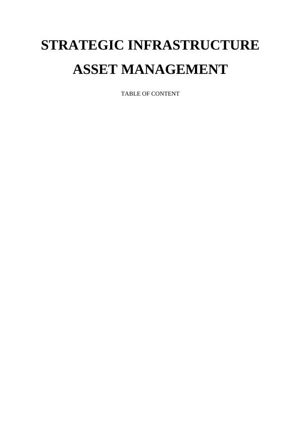 Strategic Infrastructure Asset Management - Doc_1
