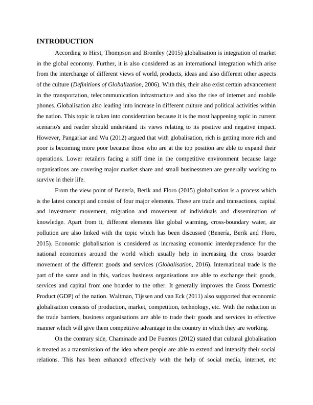 Essay Title Why do Hirst, Thompson and Bromley argue that 'globalization does not exist'_2