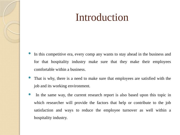 Factors Contributing to Job Satisfaction and Employee Turnover in the Hospitality Industry: A Study on Hilton_2