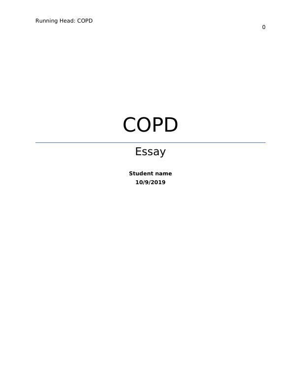 Acute Exacerbation of COPD: Assessment, Diagnosis and Management_1