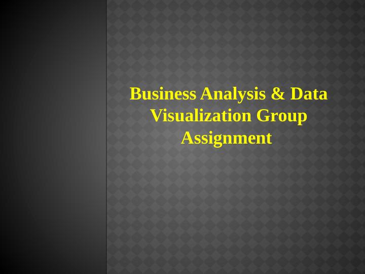 Business Analysis & Data Visualization: Resolving Business Problems with Data Mining Techniques_1