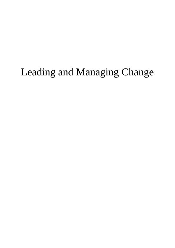 Leading and Managing Change : Toyota_1