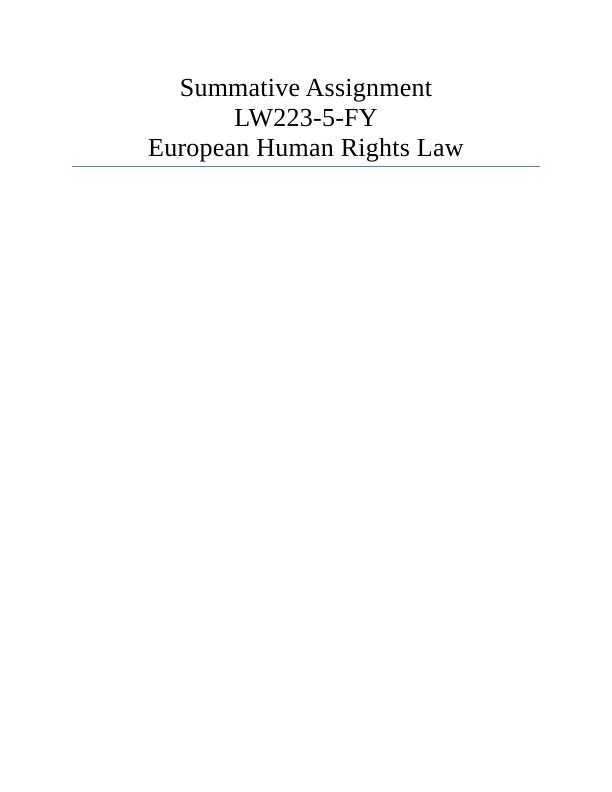 Margin of Appreciation Doctrine in European Human Rights Law_1