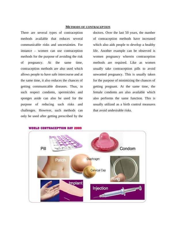 Study On Reproduction - Methods Of Contraception_2