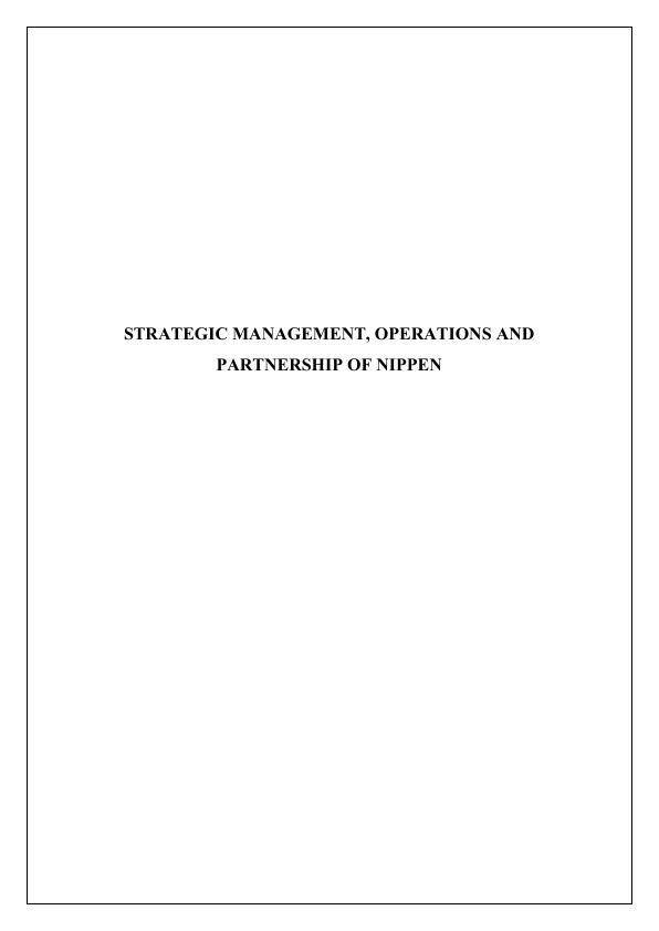 Strategic management operations and partnership of nippon PDF_1