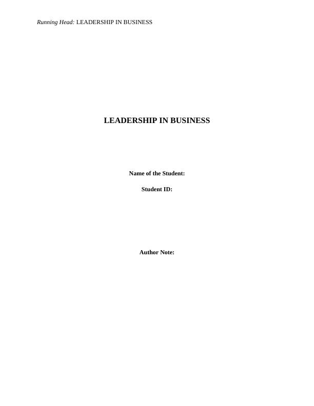 Leadership in Business_1