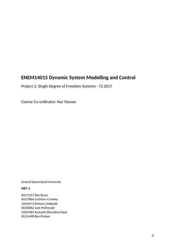 ENEM14015 - Dynamic System Modelling and Control_1